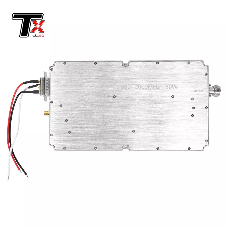 A wide -Band Power Amplifier 300-2000 MHz Module L W sine signum fontem